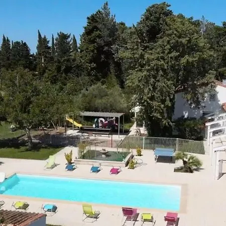 Villa Mas De La Bourgade Grande Toboggan Aquatique Meynes